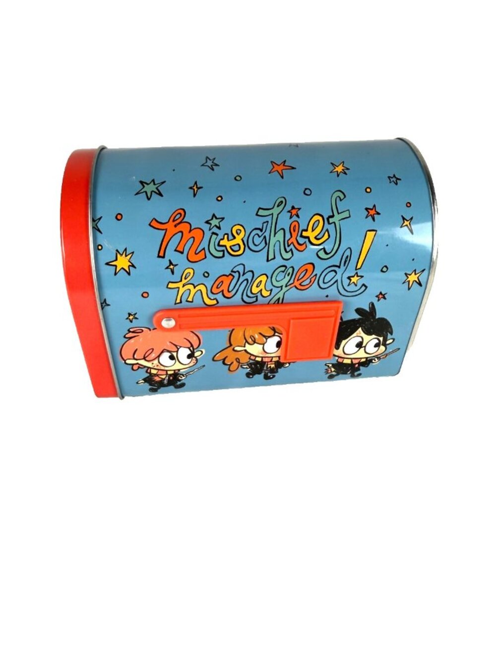 The Tin Box Company Harry Potter Hotwarts House Mailbox Tin 6"L x 3.5"W x 4.25"H